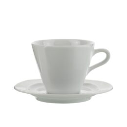 Tazza Oggi Tè con Piatto in porcellana