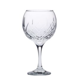 Calice Rococò gin tonic in Vetro con Eleganti Intagli