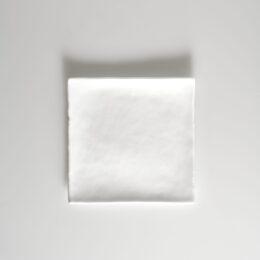 piattino Degustaolio in vetro bianco opaco