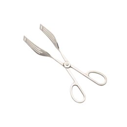 Double-thickness stainless steel pastry scissors