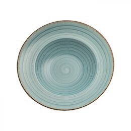 Piatto Pastabowl Avanos Azzurro in Porcellana