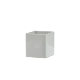 Coppetta Cubica cm 5 in Porcellana