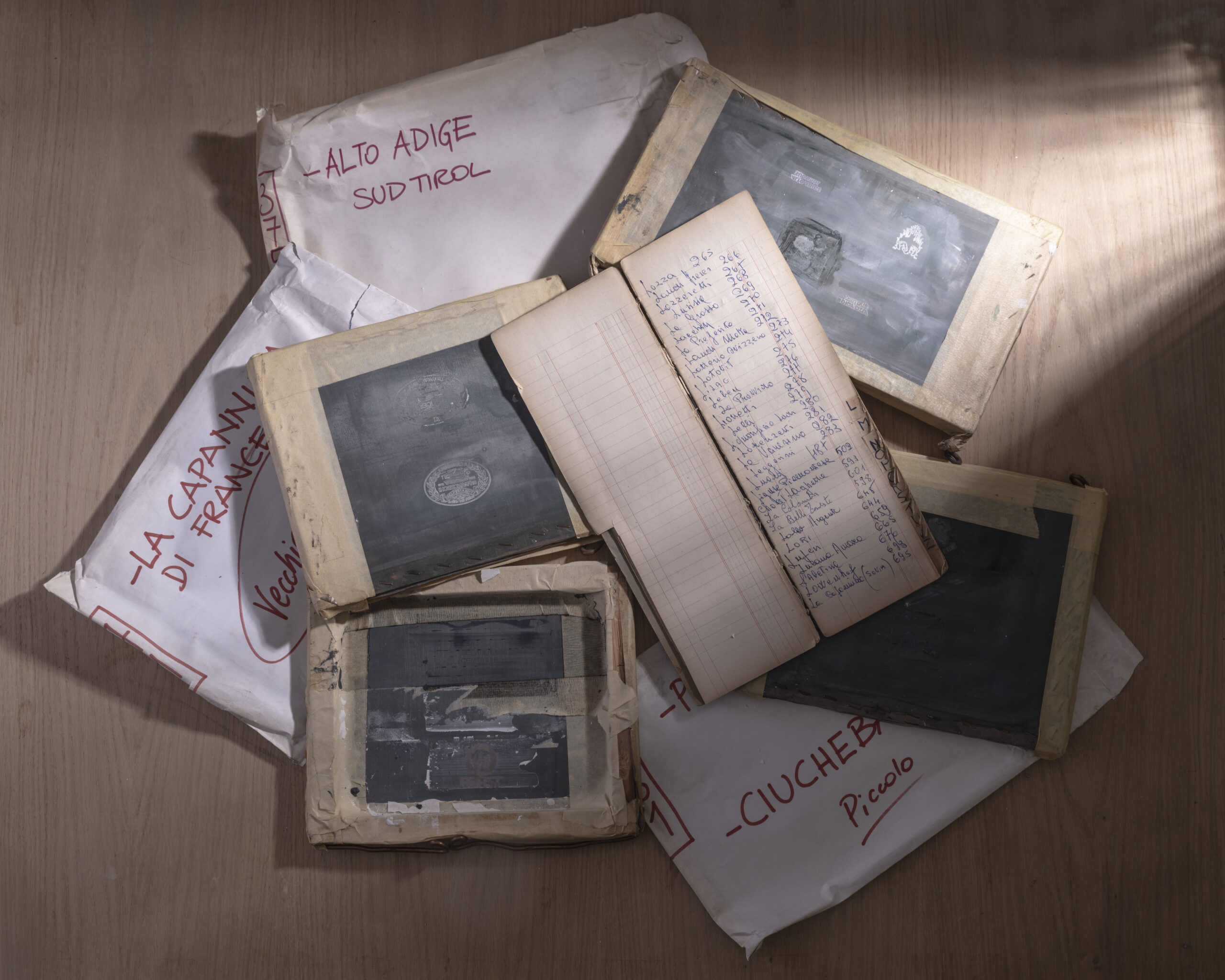 stampi e disegni originale di Fara Vetrerie