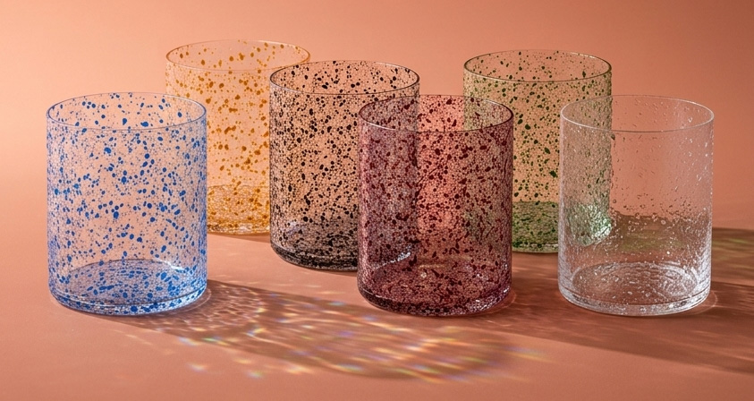 collezione di 6 bicchieri inkspire